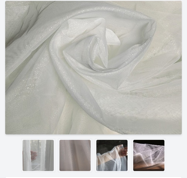 پارچه حریر پرده‌ای گلدار